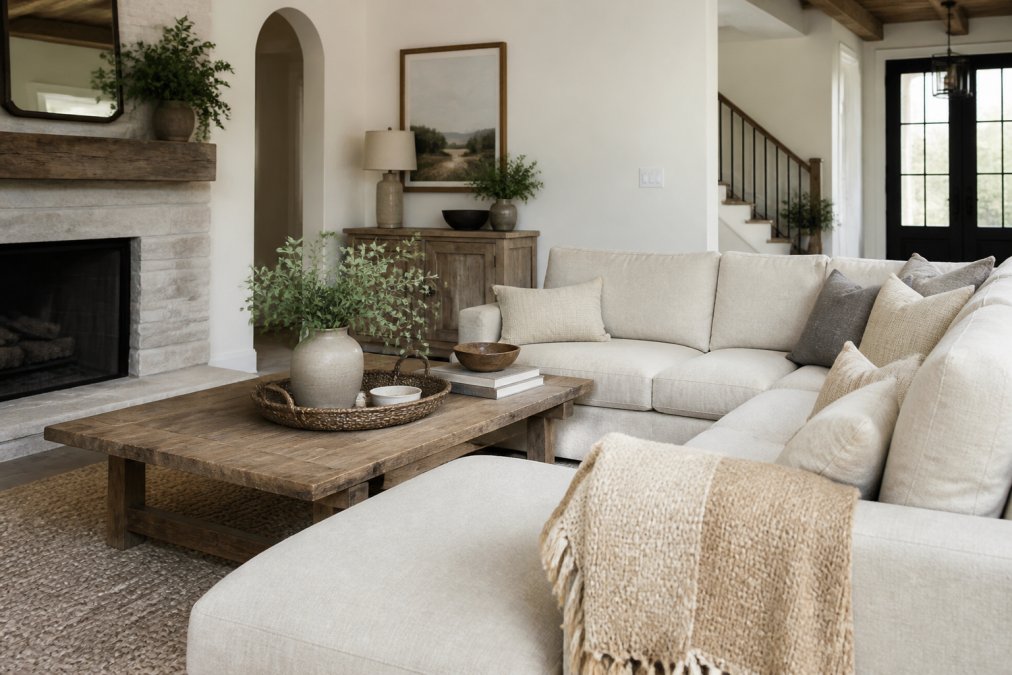 Modern Farmhouse Living Room Ideas for 2026