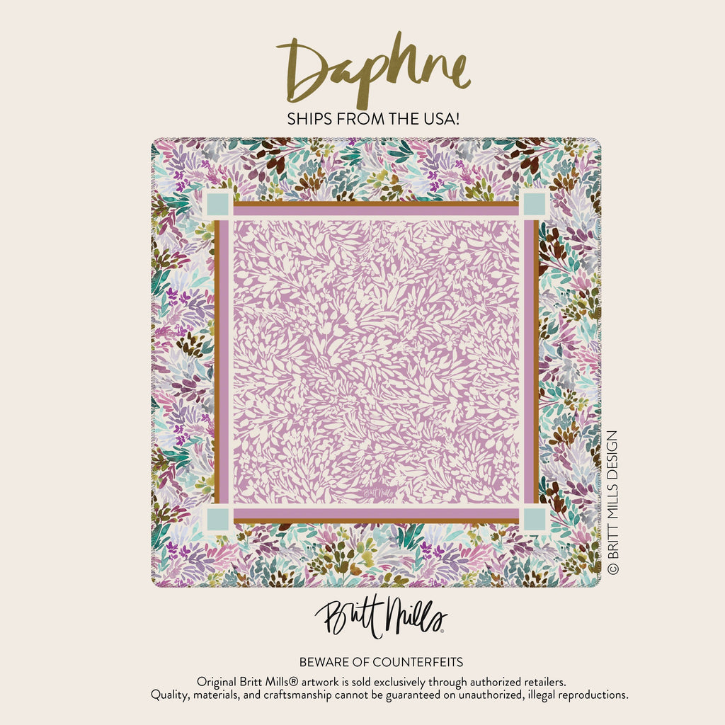 Daphne Neoprene Mahjong Mat - Britt Mills