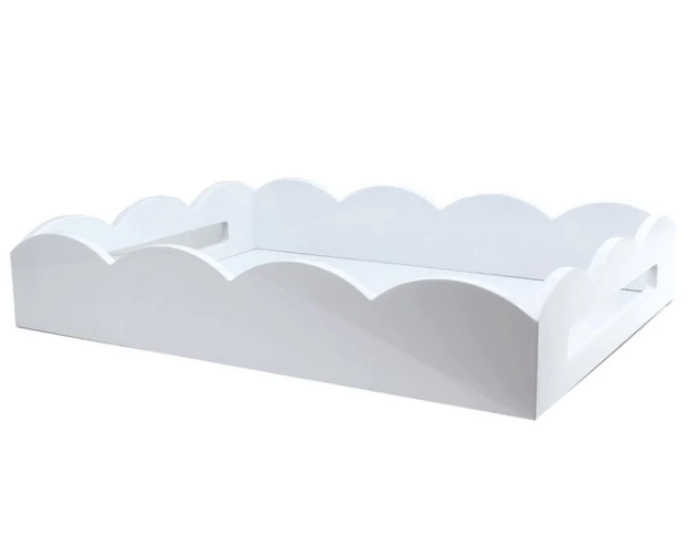 17" x 13" Scalloped Tray - Addison Ros - Home 2 Court