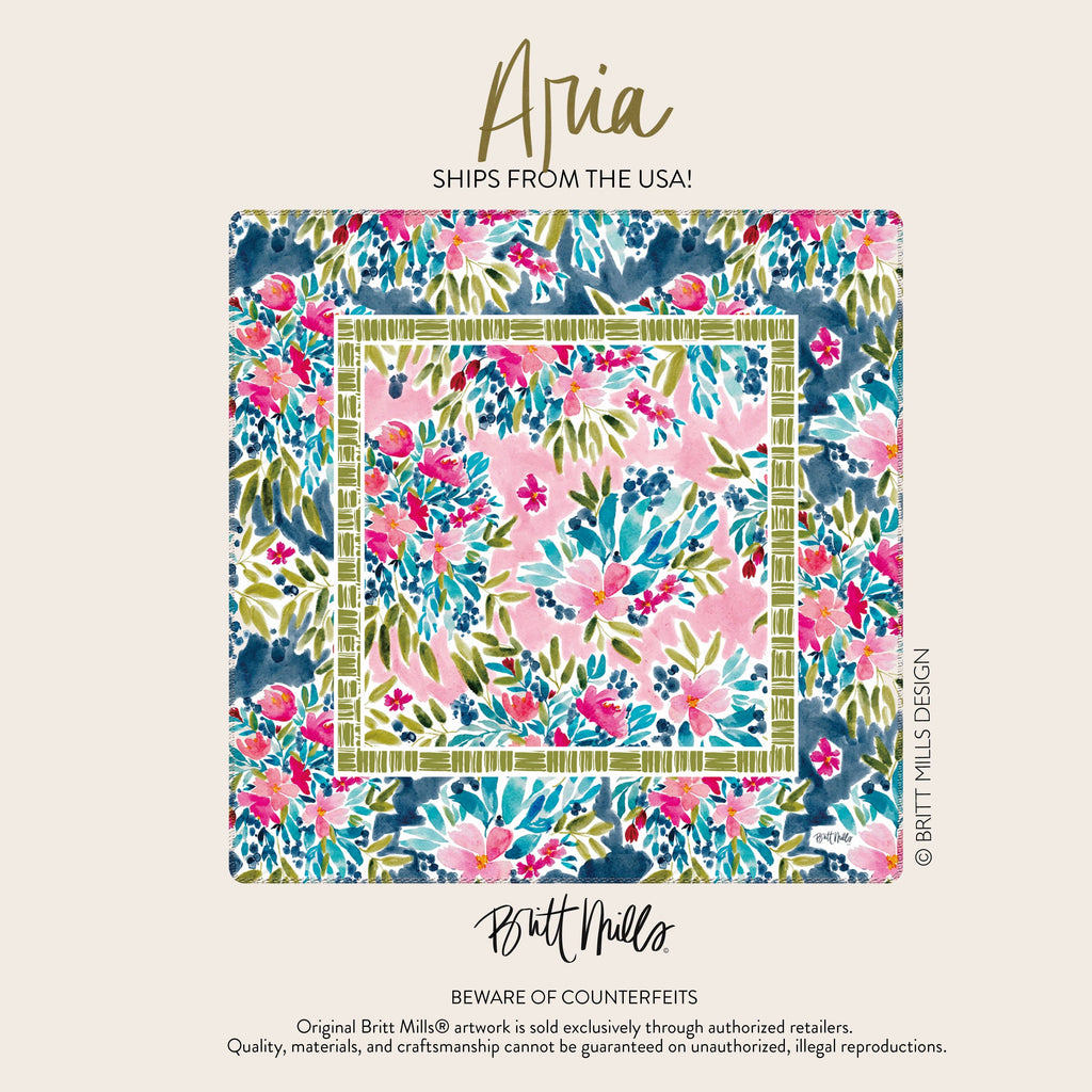 Aria Neoprene Mahjong Mat - Britt Mills