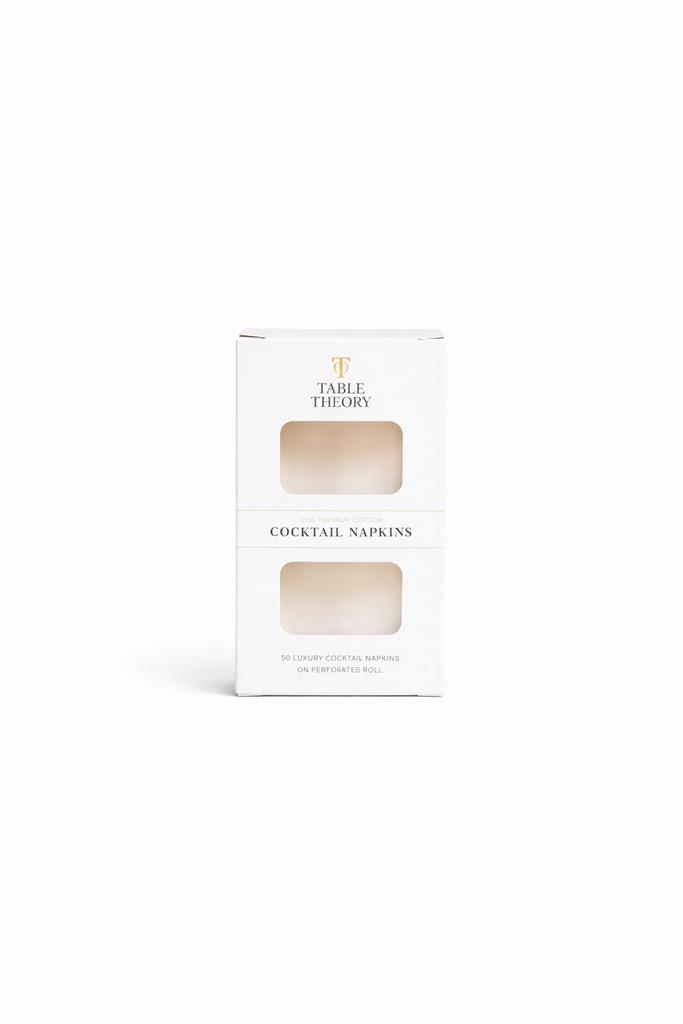 5" X 3" X 3" COTTON COCKTAIL NAPKIN BOX