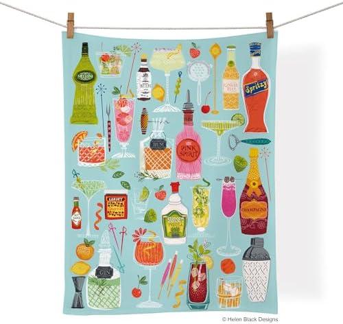 5 O ' clock Somewhere 100% Cotton Tea Towel - Werkshoppe - Home 2 Court
