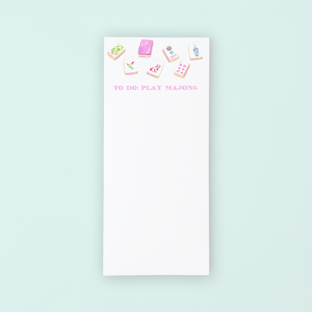 Play Mahjong List Notepad - Taylor Paladino