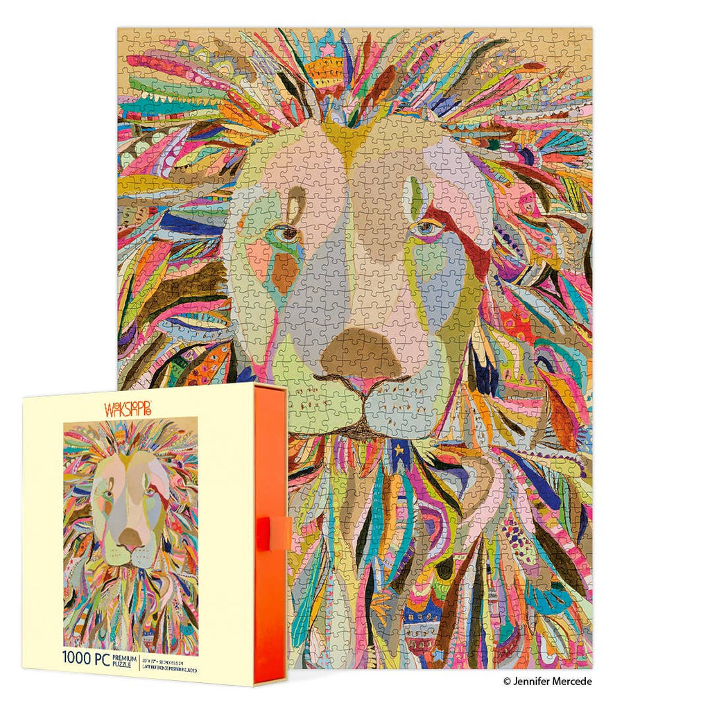Majestic Lion 1000 Piece Jigsaw Puzzle - Werkshoppe