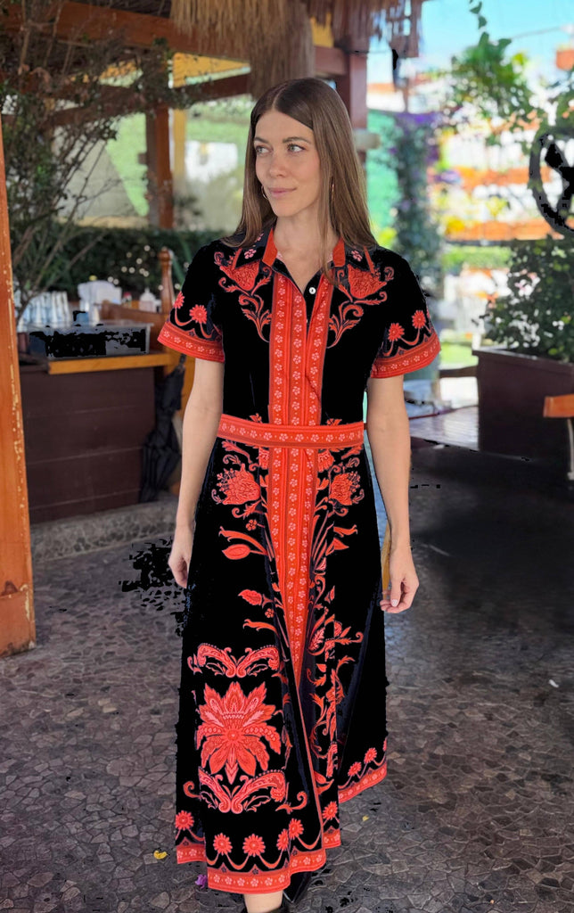 CHELSEA SHIRTDRESS | BILTMORE BLACK