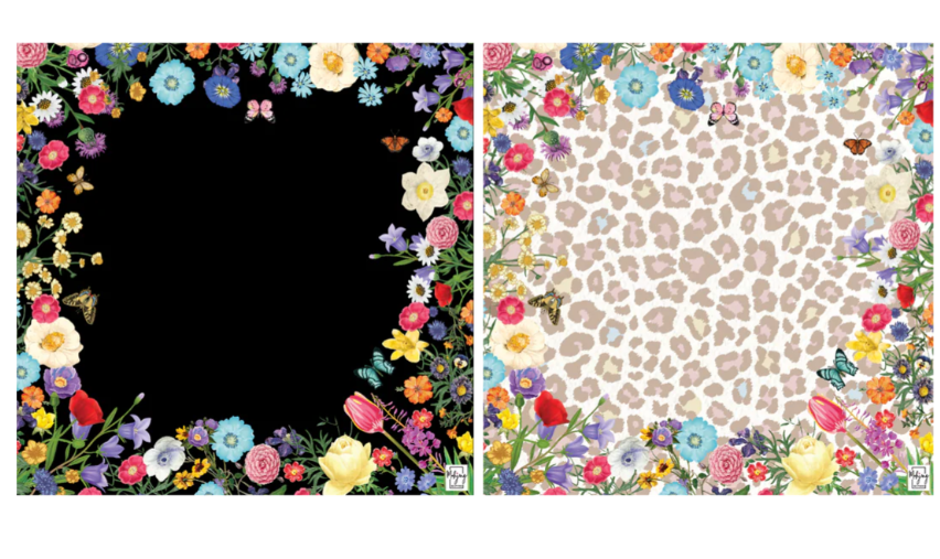Double the Fun - Floral Mat - Double Sided - Bespoke Mahjong