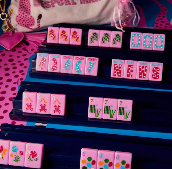 Springtime Safari - Petal Pink - Bespoke Mahjong