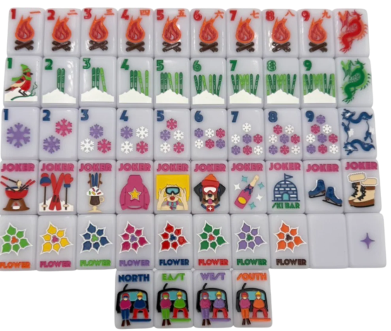 The Chalet - Frosty Lilac - Bespoke Mahjong