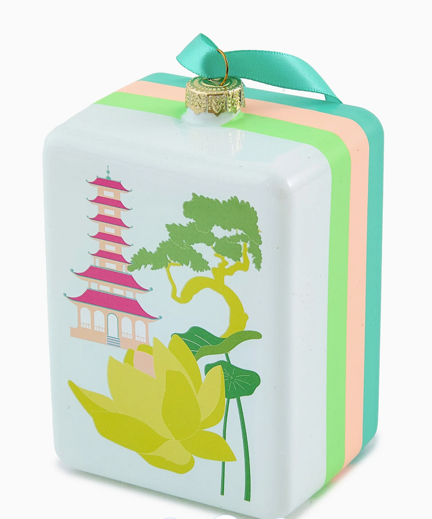 Lotus Pagoda Ornament - Oh My Mahjong