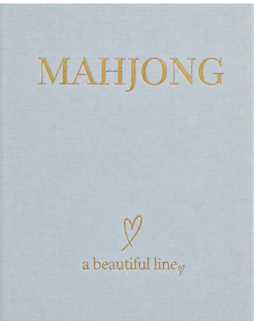Mahjong Coffee  Table Book- Mahjong Storage -Blue