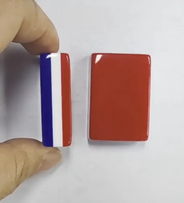 A Patriotic Line - Mahjong Tiles - a beautiful line