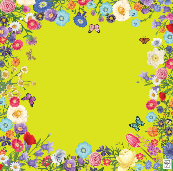 Chartreuse Garden Mat - Bespoke Mahjong