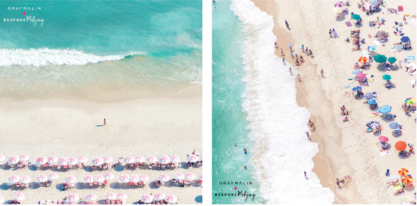 Bespoke X Gray Malin DOUBLE-SIDED MAT | Double the Fun/Gray Malin Beach Club Mat