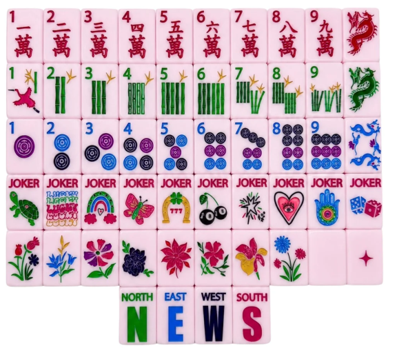 Lucky Charms - Marshmallow Pink - Bespoke Mahjong