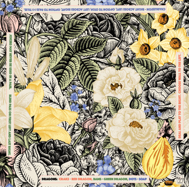 Vintage Floral Mat - Bespoke Mahjong