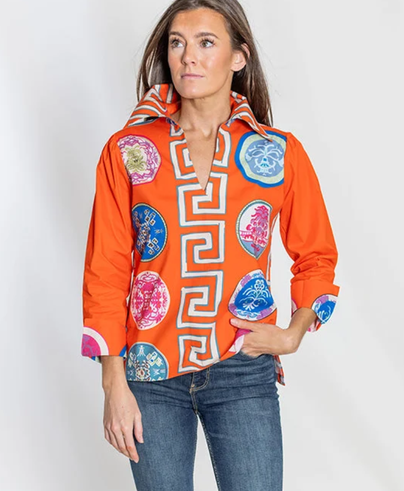 Greek Revival Lana Relaxed Shirt - House of MBR