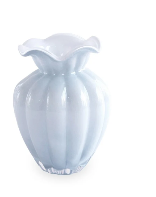 Vento Medium Glass Vase - Periwinkle - Beatriz Ball