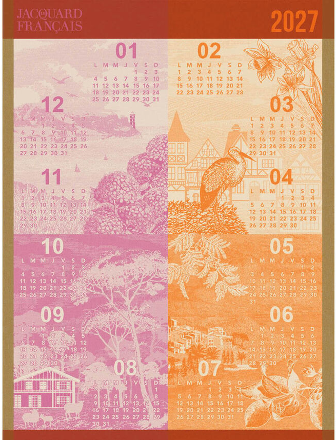 2027 Tea Towel - Le Jacquard Francais