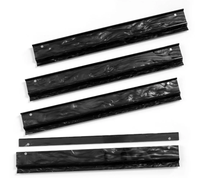 Mother of Pearl Mahjong Racks - Black - The Mahjong House