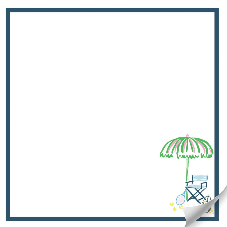 Meet Me on the Tennis Court - Sticky Notes - Busy Bee