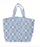 Aspen Chambray Terry Beach Tote - Laura Park