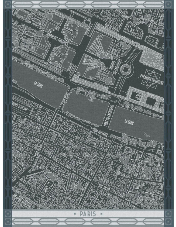 Vol D Oiseau Paris - Tea Towel - Le Jacquard Francais