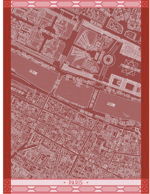 Vol D Oiseau Paris - Tea Towel - Le Jacquard Francais