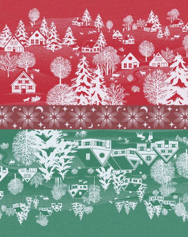Sous Les Etoiles Tea Towel - Le Jacquard Francais