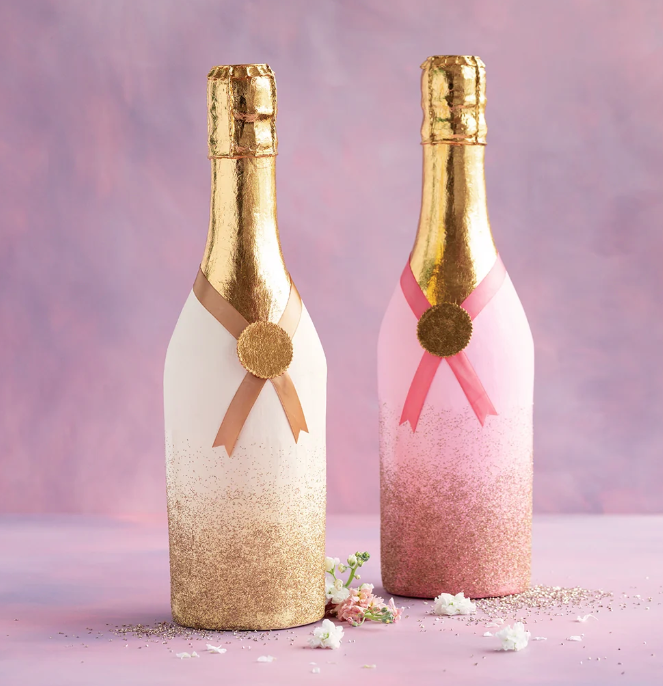 Champagne Bottle Display, Large