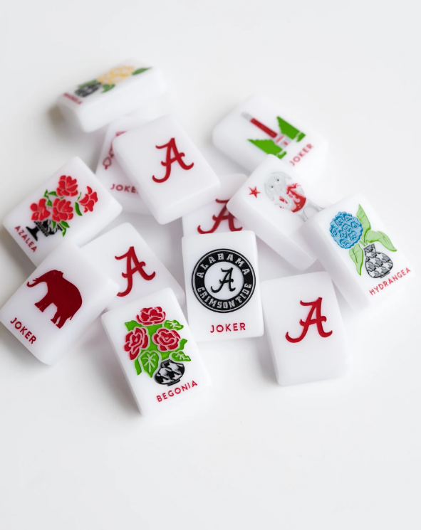 University of Alabama Mahjong Tiles - West Wind Mahjong