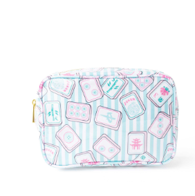 Stripped Mahjong Bag  coated