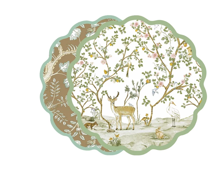 Vida Forest Animals and Branches Reversible Placemat - Beatriz Ball