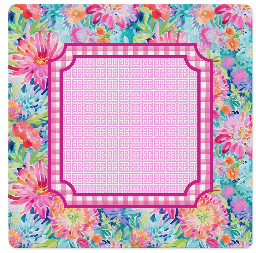 Pink Key To My Heart - 33 x 33 - Mahjong by SI