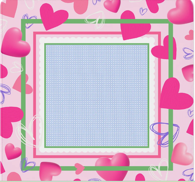 Heart and Soul Mate Neoprenw 33 x 33 Mahjong by Si