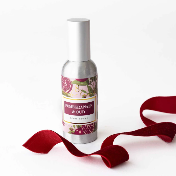 Pomegranate and Oud Room Spray - 8 Oak Lane