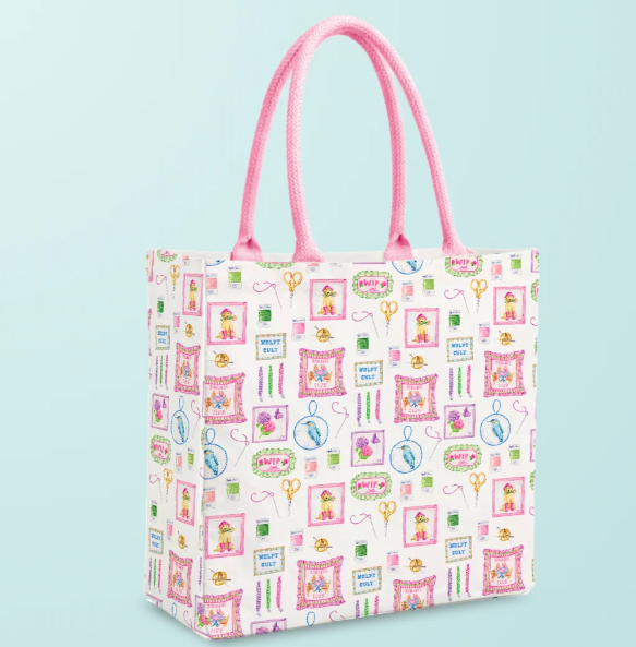 Needlepoint Mahjong Tote Bag - Taylor Paladino