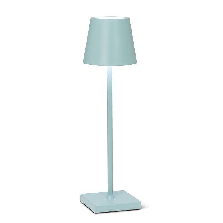 Abbott - Lt Blue Classic Shade LED Table Light - 15" - Home 2 Court