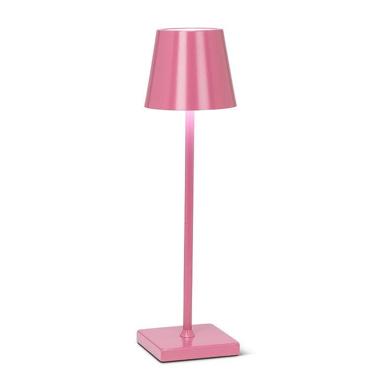 Abbott - Magenta Pink Classic Shade LED Table Light - 15"H - Home 2 Court
