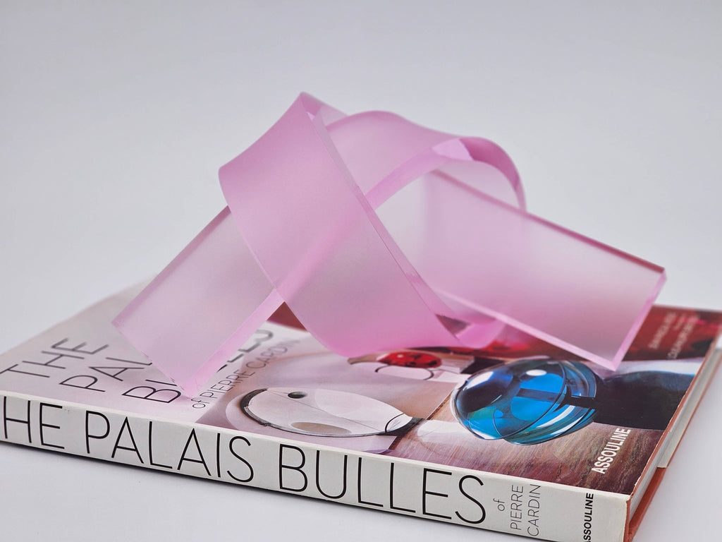 Acrylic Large Love Knot : White - Somar Creations - Home 2 Court