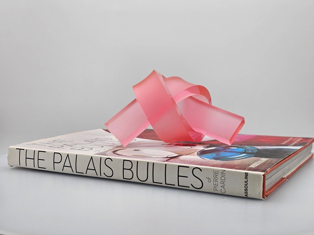 Acrylic Love Knot : Frosted Pastel Pink - Somar Creations - Home 2 Court