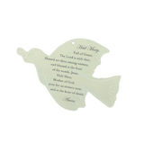 Acrylic Prayer Dove - Our Father - Fig and Dove - Home 2 Court
