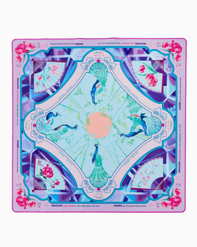Amethyst Mahjong Mat - Oh My Mahjong - Home 2 Court
