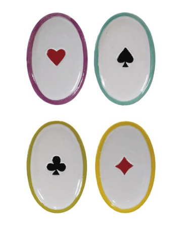 Assorted "Suits" Oval Stoneware - Hazel Mazel - Home 2 Court