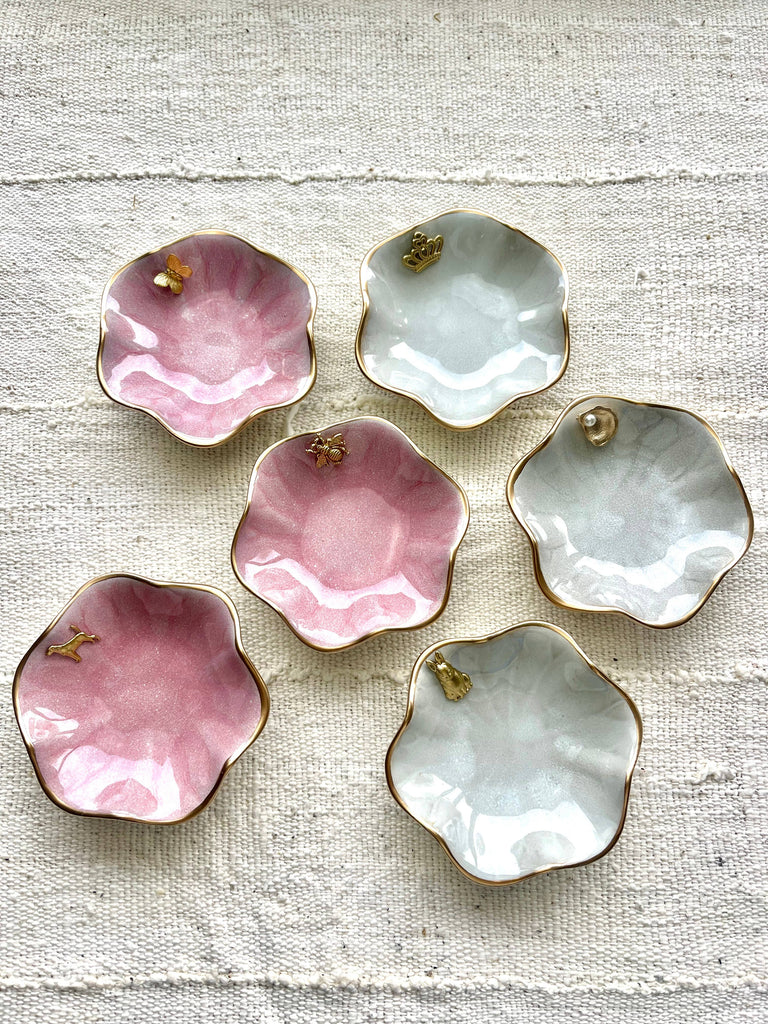 Lotus Flower Ceramic Dish