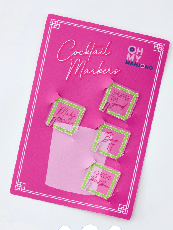 Bam Cocktail Markers - Oh My Mahjong - Home 2 Court