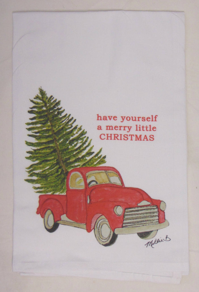 Limited Edition Merry Little Christmas  Flour Sack Towel