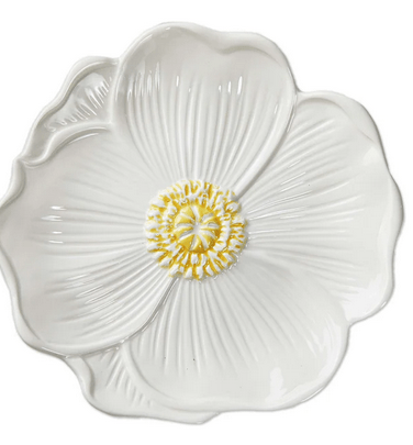 Blossom Appetizer Plate (set of 4) - white - Tag - Home 2 Court