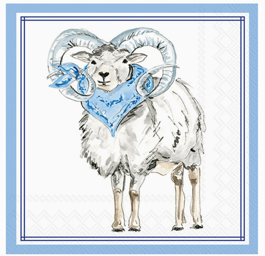 Blue Ram Hometown Pride - 20 CT Cocktail Napkins IHR - Home 2 Court