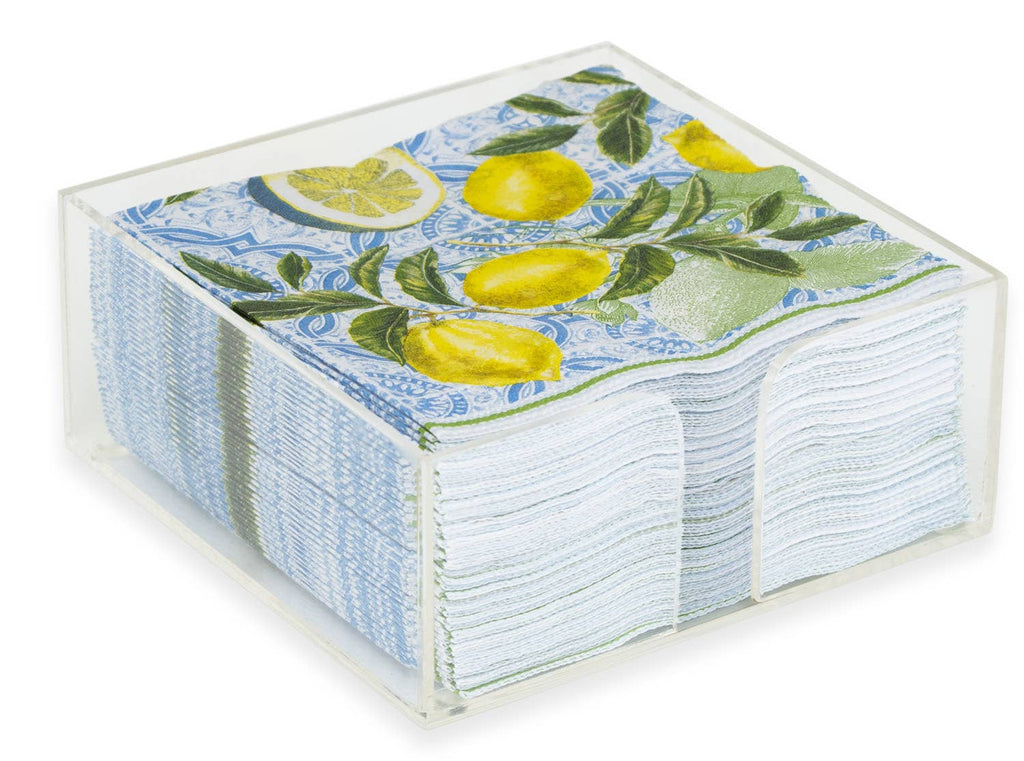Boston International - Paper Cocktail Napkin Acrylic Caddy clear - Home 2 Court