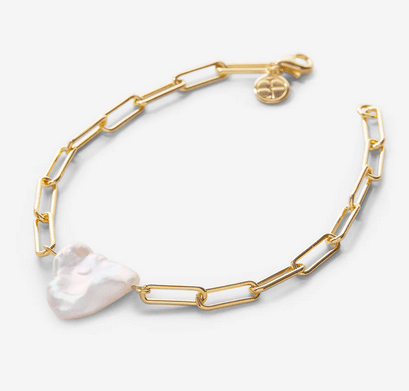 Bryan Anthonys Grit Bracelet, 14K Gold Bracelets for Women, Pearl - Home 2 Court